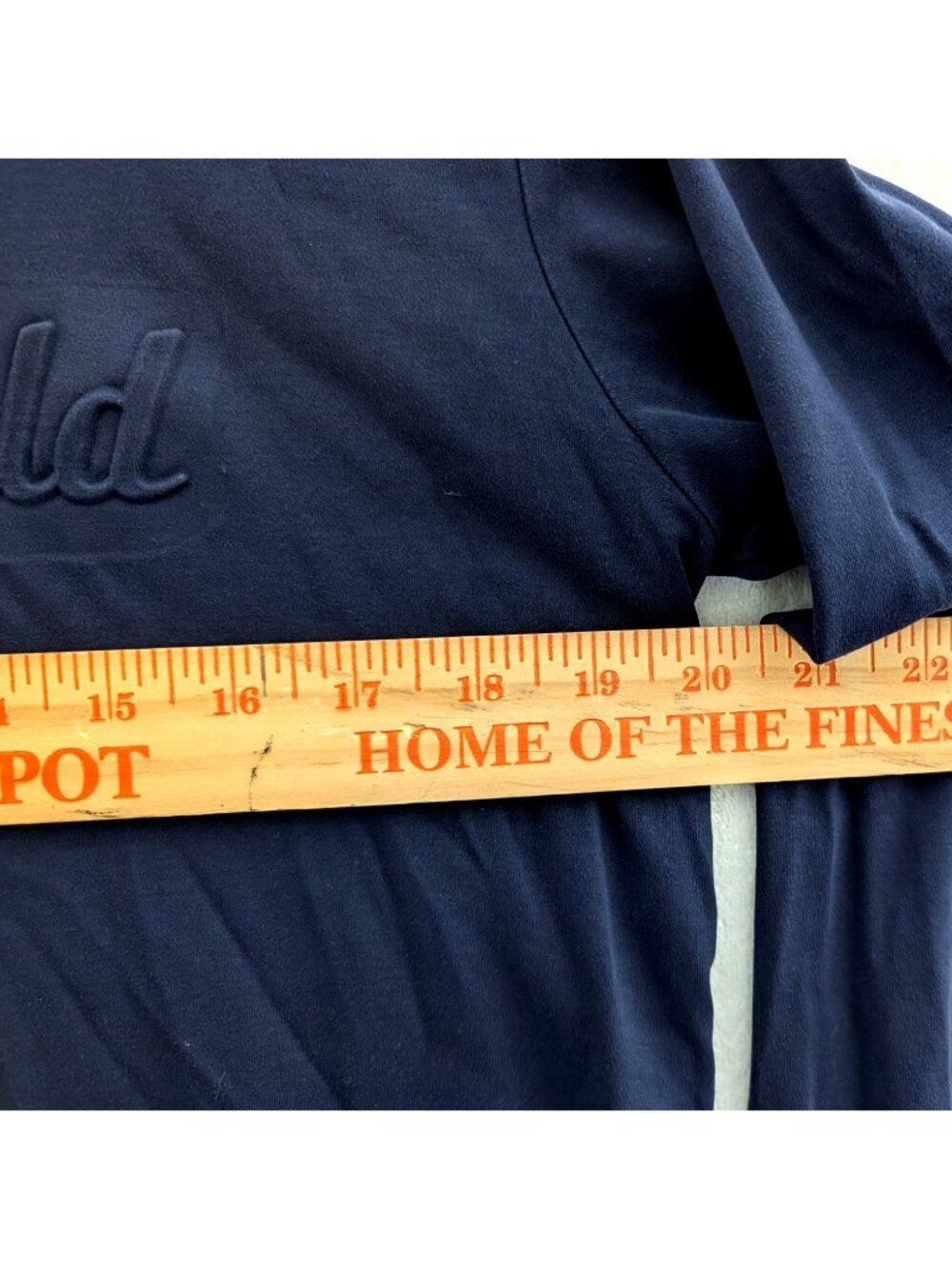 Samshield Premium Line Size L Navy Long Sleeve Equestrian Tee Embossed Logo - Picture 5 of 9